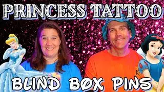 Unboxing Loungefly Disney Princess Tattoo Blind Box Pins | Disney Mystery Pin Unboxing