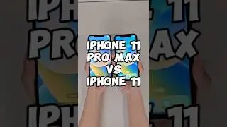 iPhone 11 Pro Max VS iPhone 11 #technology #comparison #apple #shorts #reels #iphone #fyp