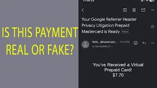 &ldquo;Your Google Referrer Header Privacy Litigation Prepaid Mastercard Is Ready&rdquo; - Is it Legit or Scam?
