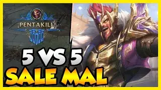 ESTO ES MEJOR QUE LAS RANKED, FULL TRYHARD 5 VS 5 CON TRIPULANTES!! | LEAGUE OF LEGENDS.
