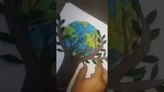 save tree save Earth model 🌿🌱