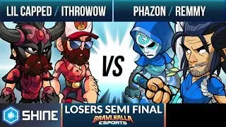 Phazon & Remmy vs Lil Capped & Ithrowow - Losers Semi Final - Shine 2019 2v2