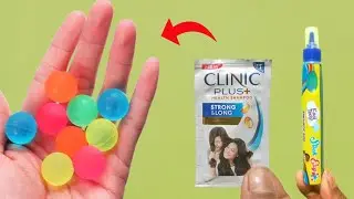 How to make Orbeez with balloon and shampoo | Bouncy ball | Orbeez ball