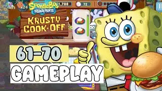 CHEF GLOVEY'S GLOVE WORLD Level 61-70 - SpongeBob: Krusty Cook-Off - Gameplay Walkthrough