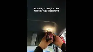 Replacing a car sun visor #sunvisor #carsunvisor #floppysunvisor #junkyardfinds