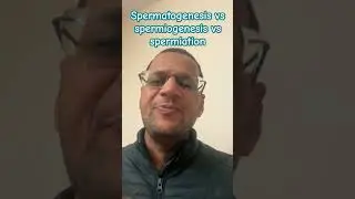 Difference b/w Spermatogenesis, Spermiogenesis & Spermiation ?#reproductive_system #sperms