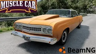 Classic American muscle car BeamNG.drive