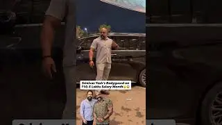 Meet Yash&rsquo;s Bodyguard Earning ₹10.5L Every Month! 👀&rdquo; #filmfashionfitness #viral #bollywood
