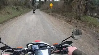 XR650L - Mill Creek Road After Flood