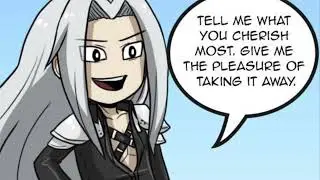 Sephiroth is weird  comic dub