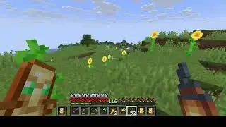 Minecraft Hardcore 1.21.11 Gameplay Link vs Pillager Raid in a secure village with two iron golems