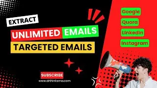 Email Extractor|How to Extract Emails from Google in 5 Minutes|Quora|Google Maps|LinkedIn|Instagram
