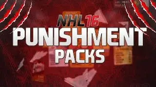 NHL 16 l HUT PUNISHMENT PACKS!! l HUGE PULL!