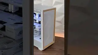 Full White Clean PC Build - ANTEC FLUX #asmr