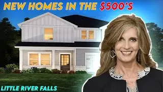 🏠🔍 New Woodstock GA Homes For Sale, Tour the Dakota Model by Meritage Homes at Little River Falls