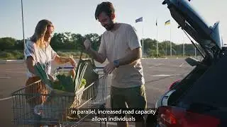 System dynamics underlying car dependency