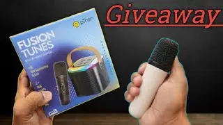 Ptron FUSION TUNES 10W Karaoke Mic RGB BT Speaker Unboxing Giveaway