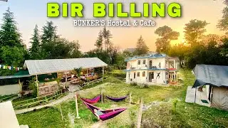 Hotels in Bir Billing | Bunker's Hostel & Cafe | Tariff/Food/Hostel Tour |Family Staying in a Hostel