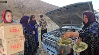 A Warm Reunion Between Agha Ghodrat and His Sister Farideh with a Family Iftar Gathering