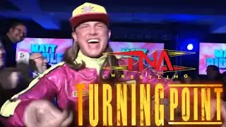 MATT RIDDLE DEBUTS AT TNA TURNING POINT 2024 #tna #trending