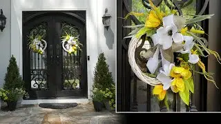 Make Your Own Stunning Spring Floral Wreaths Easily