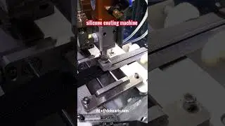 automatic silicone coating machine make silicone on elastic tape band