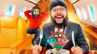 SURVIVING 24 HOURS IN A LUXURY PLANE CHALLENGE