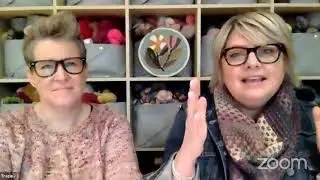 Comfort Fade Cardi Cast On Party with special guests Andrea Mowry & Aim&eacute;e and Julia of La Bien Aim&eacute;e