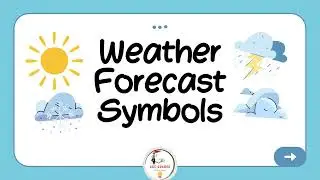 Weather Forecast Symbols- #climate #globalwarming #environment #earth #pollution #sustainability