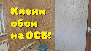 Как клеить обои на плиту ОСБ-3?