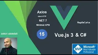 vue.js 3 (15): Axios http client - C# Minimal API - DELETE