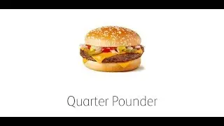 Checkout Basket Maccas New & Improved Quarter Pounder