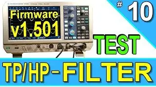 Tiefpass & Hochpass Filter Fw v1.501 | Rohde & Schwarz RTM3004 | Oszilloskop | Review, Test #10