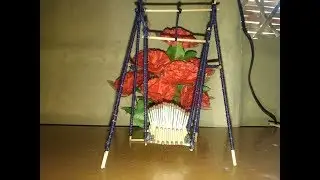 How to make a matchstick miniature swing
