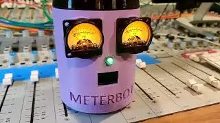 Meterbot by Phatronics. Analog VU Meter with Spectrum Analyzer!