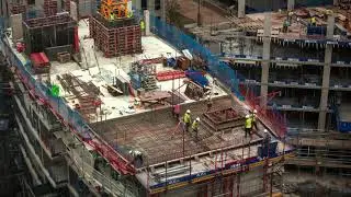 london city skyline construction boom skyscrapers MF2UKQR