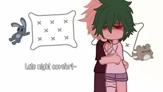 Late night comfort... [] BNHA/MHA [] ( bkdk fluff) ❤️&zwj;🩹 // cute and adorable 🩷 - my hero academia
