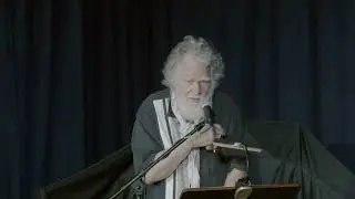 Charley Plymell reading at Park Theater Hudson, New York on May 18, 2024