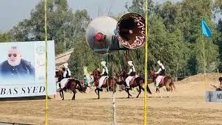 Syed haider hasan shah tentpegging Khushab-Desi pakistan horses-full house score 