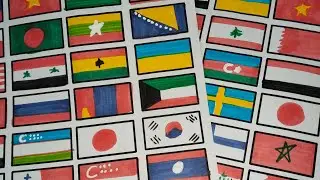 🎨 Drawing World Flags LIVE! 🌍 comment your country flag 📛🇵🇸💝