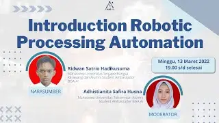 Introduction Robotic Processing Automation