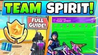 Fortnite TEAM SPIRIT CHALLENGES GUIDE! - Week 7 Star, Pets, Tips (Fortnite Missions)