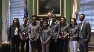 UMass Boston Baseball and Track & Field Meet With Governor Charlie Baker (6/5/17)