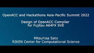 Design of OpenACC Compiler for Fujitsu A64FX SVE
