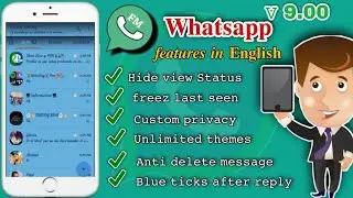 fouad whatsapp 9.00 features in english  || 🔥🔥