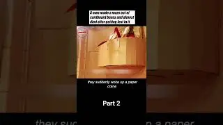 Man made a magical Maze out of Cardboard boxes part-2 #trending #movie #new #funny #viral #trending