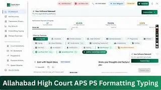 Allahabad High Court PS Batch | Formatting Typing | Mock Test | Pitman Exercise | Rapid Steno