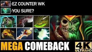 THE MOST BROKEN CARRY Patch 7.28 Wraith King Deleted Anti Mage Epic Mega Creeps Comeback Dota 2
