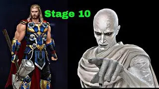 Thor 80 Level Clear WBL Gorr Stage 10 With Latest Uniform - Marvel Future Fight