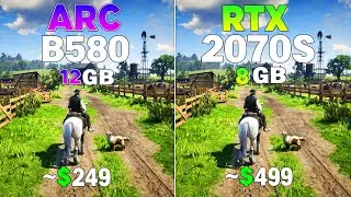 ARC B580 vs RTX 2070 Super - Test in 8 Games